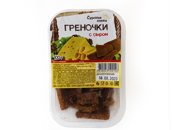 Сурские гренки со вкусом Сыра (100 гр) в Сергиевом Посаде