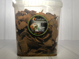 Мясо (АЛЬЯНС) вяленое индейка гриль (500гр): Ведро Ржаные гренки с малосольным огурчиком