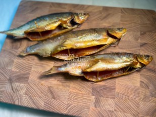 Судак (бабочка) холодного копчения: Пелядь х/к крупная потрошеная