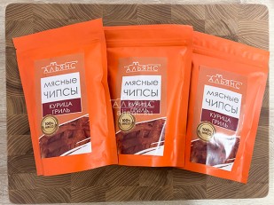 Мясные снеки: Мясо (АЛЬЯНС) вяленое курица 