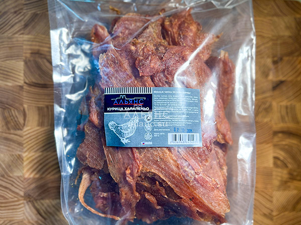Мясо (АЛЬЯНС) вяленое курица 500гр "С халапеньо" в Сергиевом Посаде