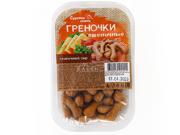 Сурские (ПШЕНИЧНЫЕ) Сливочный сыр (100 гр) в Сергиевом Посаде