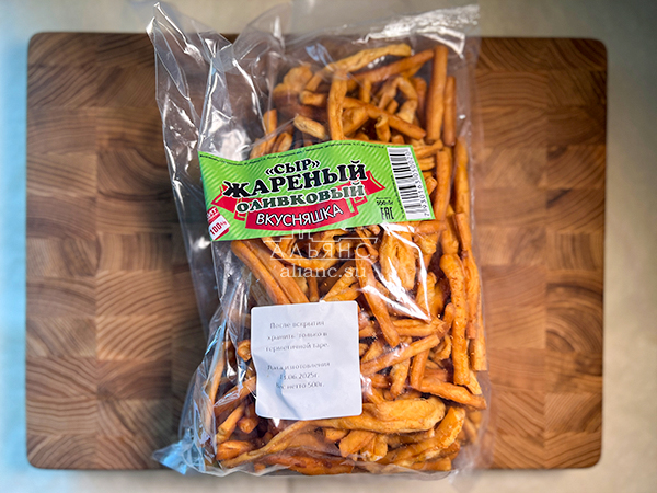 Жареный сыр "ВКУСНЯШКА" (Оливковый) 500гр. в Сергиевом Посаде