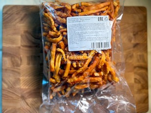 Рыба горячего копчения: Нитка ЖАРЕНАЯ  Oktobersnack1 кг (сырный продукт)