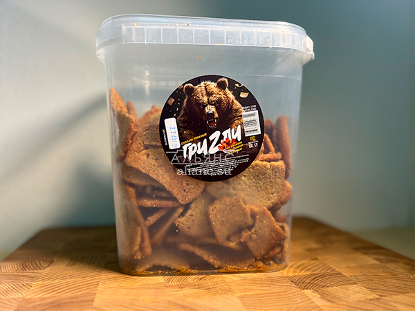 Ведро Ржаные гренки со вкусом Крылышки Барбекю (1 кг) в Сергиевом Посаде