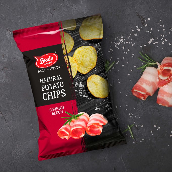 Картофель «Бруто» со вкусом бекона 70 гр. в Сергиевом Посаде