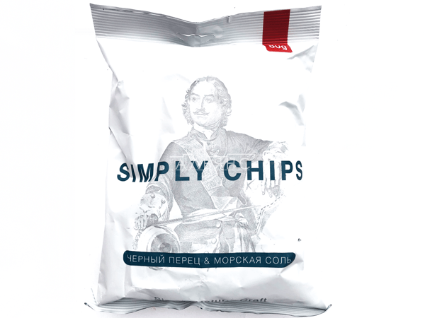 Картофельные чипсы "Simple chips" Морская соль и черный перец 80 гр. в Сергиевом Посаде