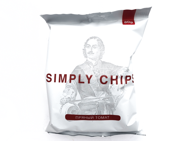 Картофельные чипсы "Simple chips" Пряный томат 80 гр. в Сергиевом Посаде